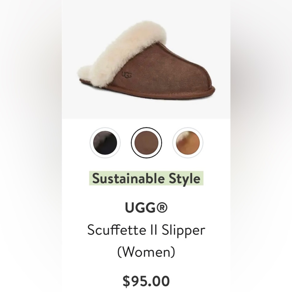 UGG Scuffette II in Espresso Suede
